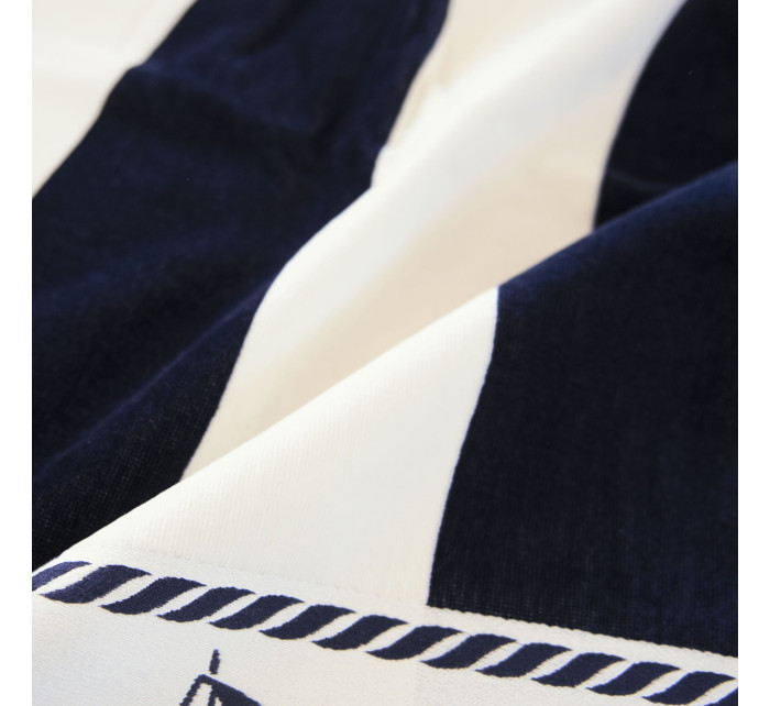 Plážová osuška Zwoltex Admiral Navy Blue/Cream Strips