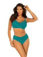 Dámské dvoudílné plavky Fashion 18 model 18442858 tyrkysové - Self Dámské dvoudílné plavky Fashion 18 model 18442858 tyrkysové - Self