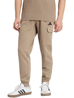 Pánské kalhoty Essentials  béžové, model 22365930 - ADIDAS