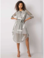 Šaty LK SK 508085.77P sivá