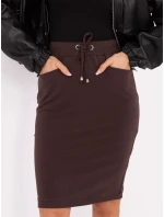 Sukňa RV SD 4793 1.32 tmavohnedá