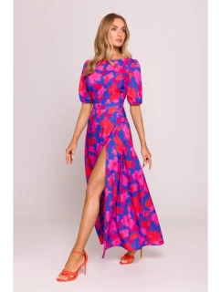 model 21136092 Maxi šaty s otevřenými zády model 2 - Moe