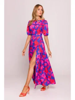 M858 Maxi šaty s odhaleným chrbtom - model 2