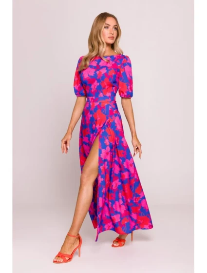 model 21136092 Maxi šaty s otevřenými zády model 2 - Moe model 21136092 Maxi šaty s otevřenými zády model 2 - Moe