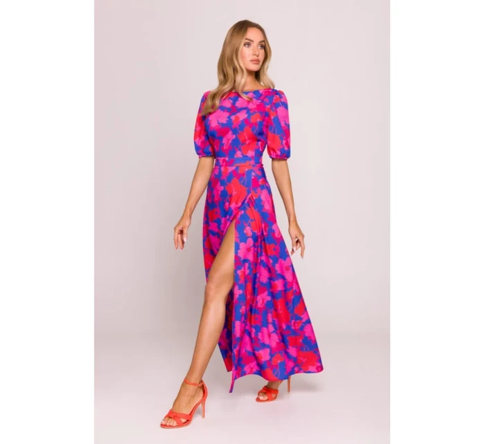 model 21136092 Maxi šaty s otevřenými zády model 2 - Moe model 21136092 Maxi šaty s otevřenými zády model 2 - Moe