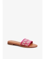 Dámske ploché papuče Fuchsia Traivea