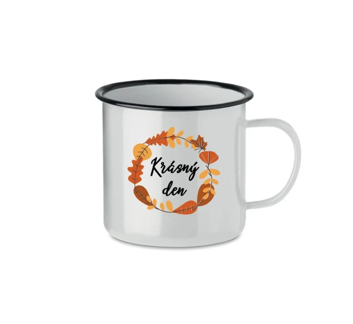 KRÁSNÝ DEN (PODZIM) - bílý plecháček 350 ml