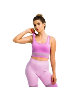 Podprsenka Stripes model 21325391 Purple L - GymHero