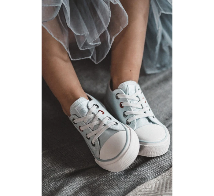 Dziecięce Klasyczne Niskie Trampki BIG STAR HH374094 Niebieskie Dziecięce Klasyczne Niskie Trampki BIG STAR HH374094 Niebieskie