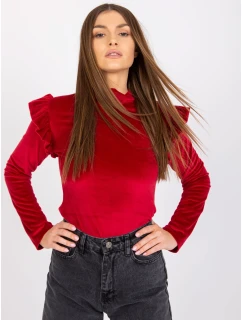 Blúzka DHJ BZ 6533B.85 gaštanová