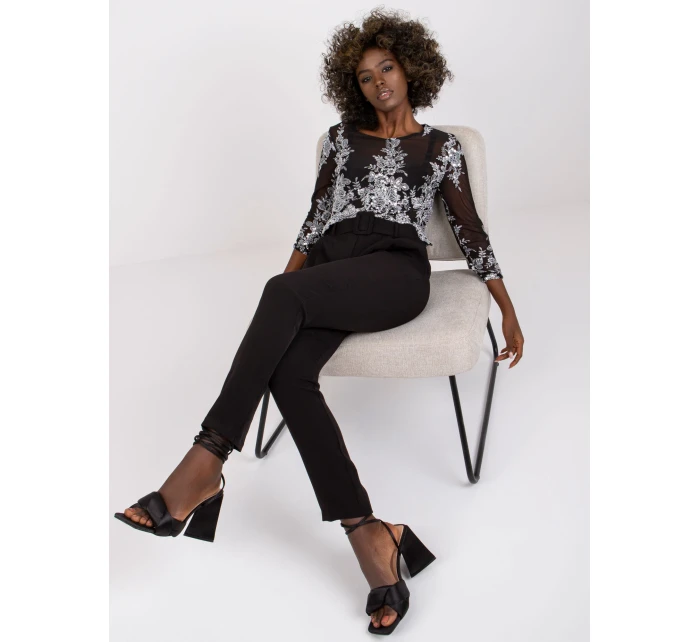 DHJ nohavice SP 12787.21X čierna