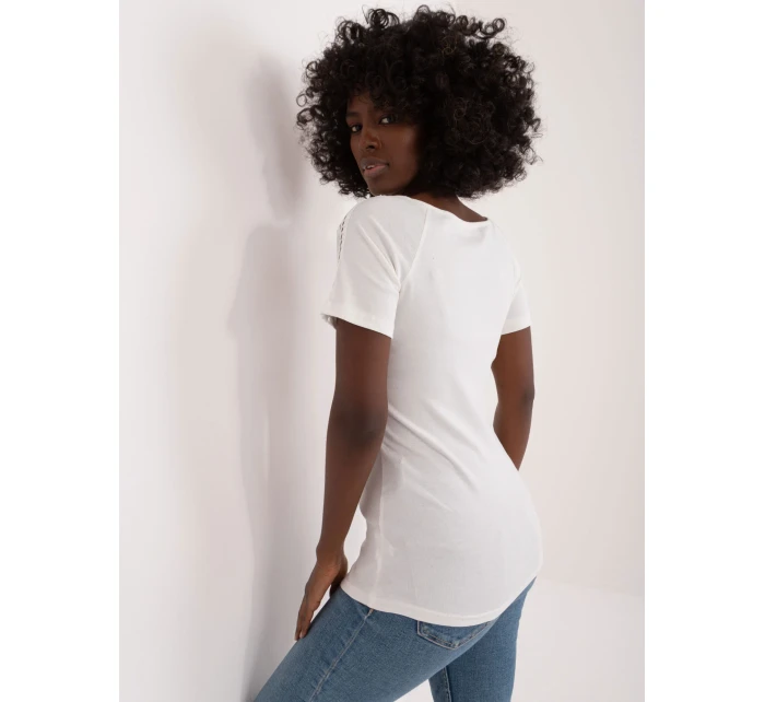 Bluzka PM BZ model 19529596 ecru - FPrice Bluzka PM BZ model 19529596 ecru - FPrice