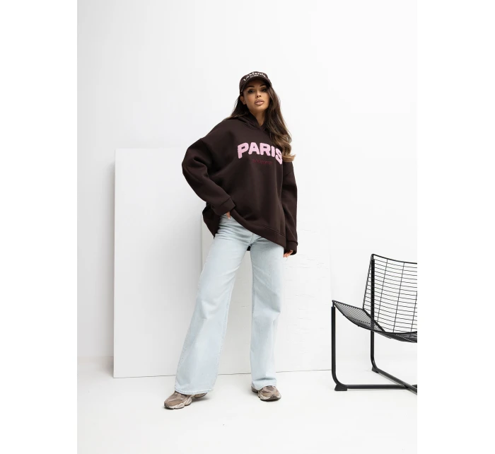 Bluza RV BL model 21777643 ciemny brązowy - FPrice Bluza RV BL model 21777643 ciemny brązowy - FPrice