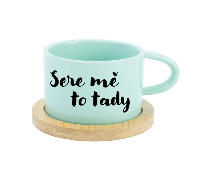 SERE MĚ TO TADY - mint hrníček makronka 200 ml