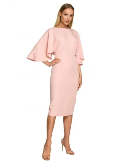 Dámské šaty model 22020898 pudr růžová - Moe