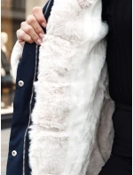 Dámská zimní bunda navy blue Dstreet model 21982597 - FashionStreet Dámská zimní bunda navy blue Dstreet model 21982597 - FashionStreet