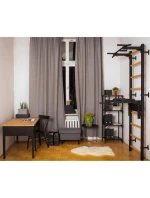 GYMNASTICKÝ REBRÍK S HRAZDOU A ZÁBRADLÍM NA CVIČENIE NA LAVIČKE 722B