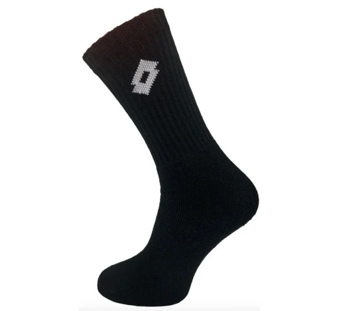 LOTTO froté ponožky čierne 3 páry 069739