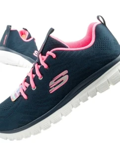 Skechers Graceful-Get Dámske športové topánky Pohodlné ľahké priedušné Dark Blue Women's
