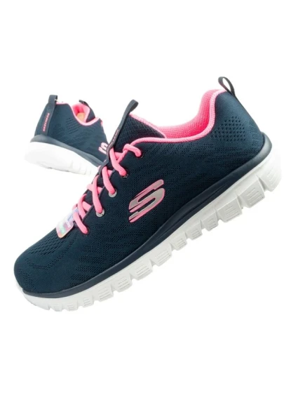 Skechers Graceful-Get Dámske športové topánky Pohodlné ľahké priedušné Dark Blue Women's