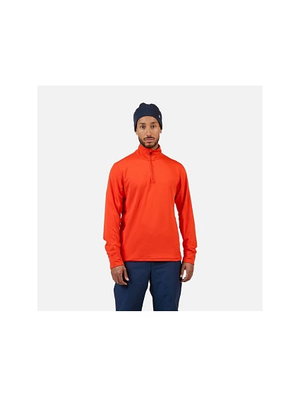 Pánska mikina ROSSIGNOL MID LAYER STRETCH HZ, oranžová