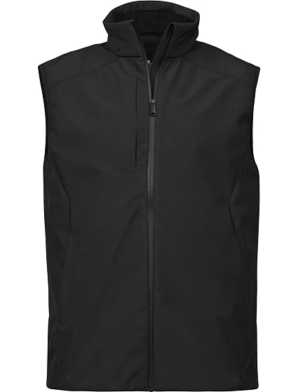 Tee Jays TJ 9522 3-vrstvová pánska softshellová vesta „Performance“ 18.9522 čierna