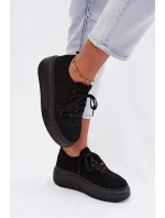 Dámské tenisky na platformě Černé model 21937761 - Boto