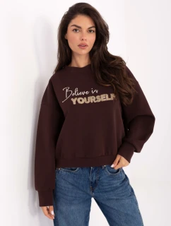 IT BL mikina H2388.28 tmavohnedá