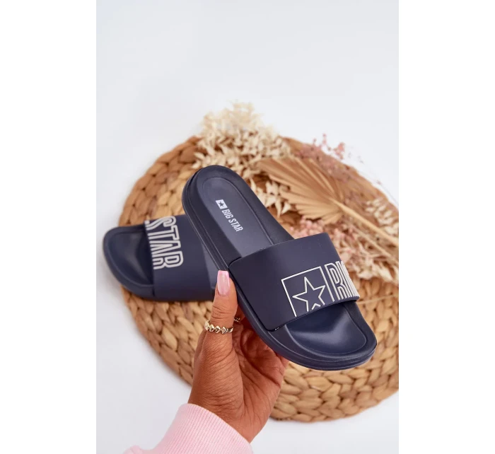 Detské papuče BIG STAR námornícka modrá