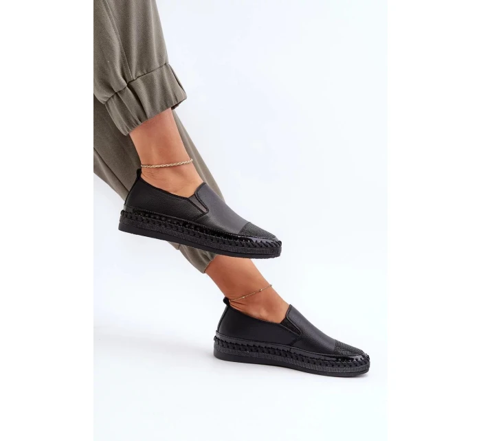 Dámske poltopánky LR370 / 198017 Black - S.Barski Dámske poltopánky LR370 / 198017 Black - S.Barski