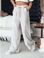 dámské široké kalhoty světle béžové Dstreet model 21977039 - FashionStreet