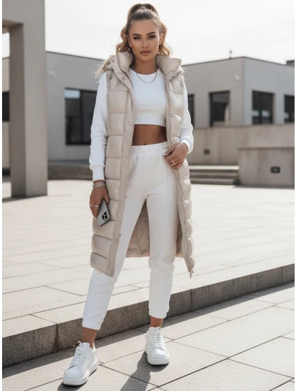 Dámska prešívaná vesta GANTINI biela FashionStreet TY5488