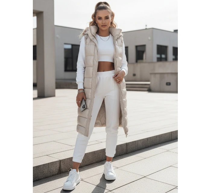 Dámska prešívaná vesta GANTINI biela FashionStreet TY5488