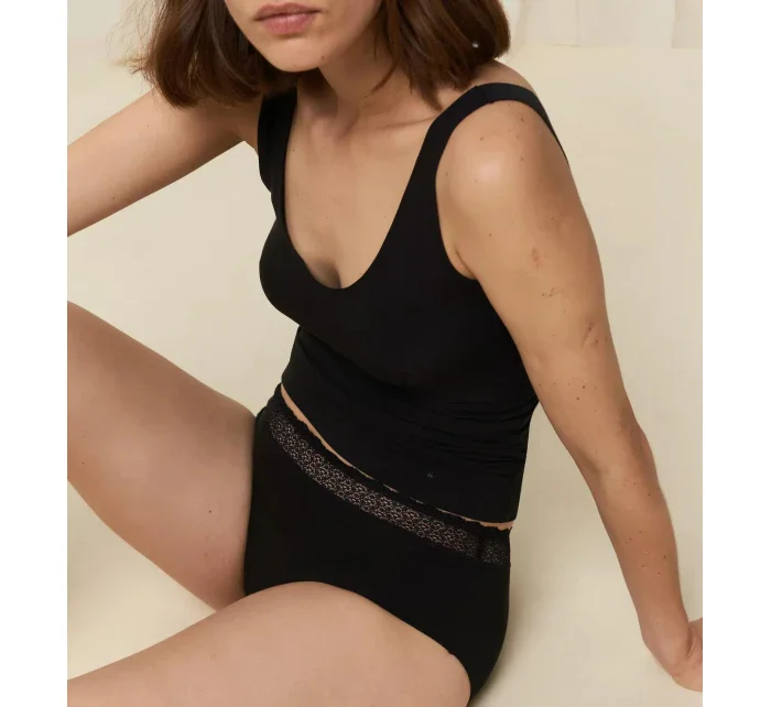 Dámské kalhotky Feel of Modal Midi - BLACK - černé 0004 - TRIUMPH