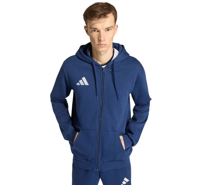 Pánska mikina adidas Entrada 26 FZ Hoody navy blue KF5946