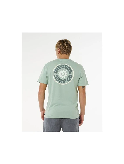 Koszulka męska Pacific model 22245205 Circle Tee zielona - Rip Curl
