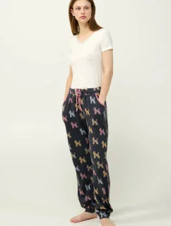 Dámské pyžamové kalhoty Printed Cuffed Pants model 17825449 - Vamp