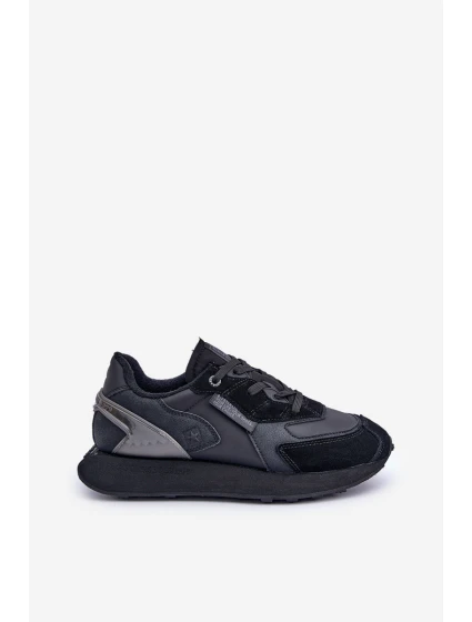 Kožené Pánské Tenisky Big Star model 21675343 HiPoly System Černé - Big Star Shoes