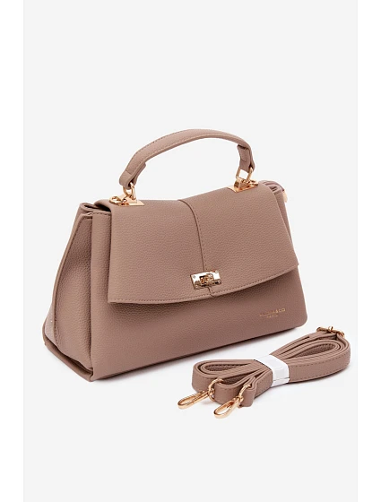 Dámská kabelka z umělé kůže Béžová model 22221035 - Flora&Co Dámská kabelka z umělé kůže Béžová model 22221035 - Flora&Co