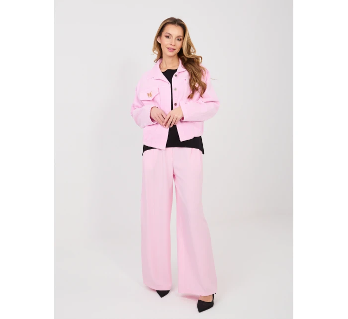 IT KR bunda FL10163.10 svetlo ružová IT KR bunda FL10163.10 svetlo ružová