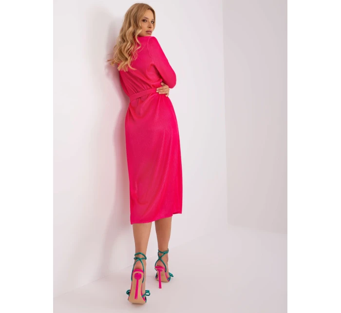 LK SK 509348 šaty.04 tmavo ružová