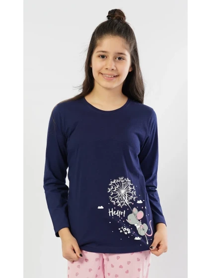 Dětské pyžamo dlouhé s model 20245915 - Vienetta Kids Dětské pyžamo dlouhé s model 20245915 - Vienetta Kids