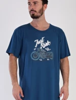 Pánska nočná košeľa s krátkym rukávom Samuel