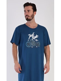 Pánska nočná košeľa s krátkym rukávom Samuel