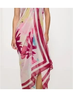Plážové pareo MyWear - BIELA/RUŽOVÁ - TRIUMPH BIELA/RUŽOVÁ - TRIUMPH