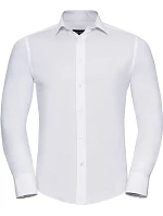 Elastická košile s dlouhým rukávem 11. white model 22475632 - Russell Athletic