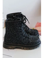 Dětské Botky Se Zipem Černé model 21636429 - Boto