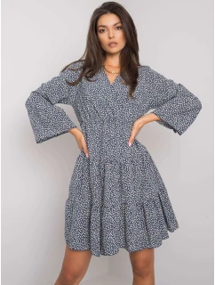 Šaty DHJ SK 8777A.66P tmavomodré