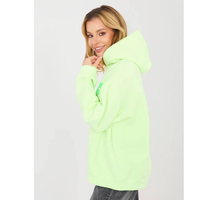 Mikina MJ BL H2587.82 fluo zelená