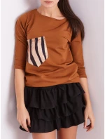 Blúzka CZ BZ 1694.08 svetlohnedá Blúzka CZ BZ 1694.08 svetlohnedá